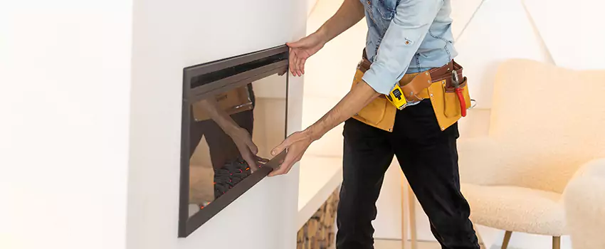 Metal Fireplace Installation in Mason City, Iowa