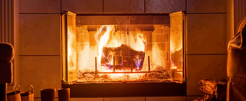 Mendota Hearth Landscape Fireplace Installation in Mason City, Iowa