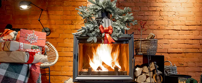 Travis Industries Linear Gas Fireplace Installation in Mason City, Iowa