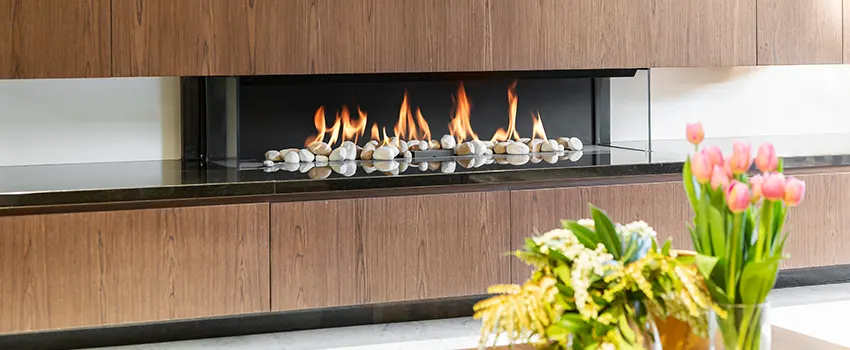 Double-height Fireplace Design Refurbishment in Mason City, Iowa